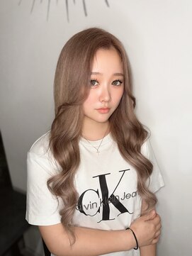 ヘアーデザインルアナ(Hair design Luana.) 【シールエクステ】ミルクティーグレージュ