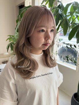 メイン(『　　』main) ミルクティーカラー