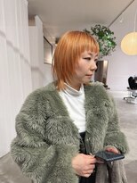ノイ(noi)&nbsp;朝のスタイリングがラク。オレンジベージュミディアム髪質改善