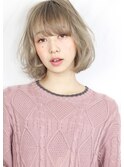 ☆ ホワイティーグレージュ ＆ 毛束感 ☆小顔ボブ☆