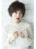 [The C ]　ニュアンスカールの小顔ショート