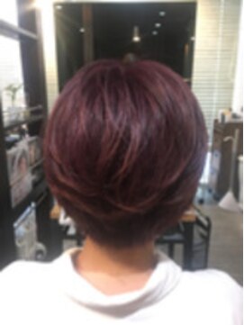 ギフト リビング(Gift Living) 軽やかショート*ピンクバイオレット