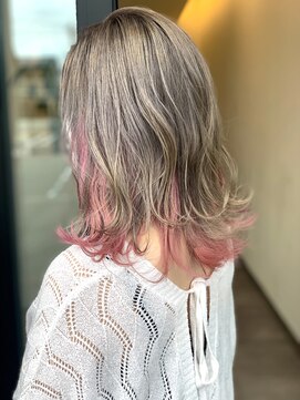 フェーディン(fa/din) ホワイトベージュインナーピンク