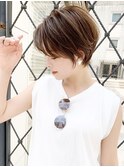 外ハネボブ/大人可愛い/ショートボブ/ハンサムショート/江角