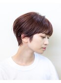 ショートボブ#ブリーチなし#ショートカット#ダメージレスカラー