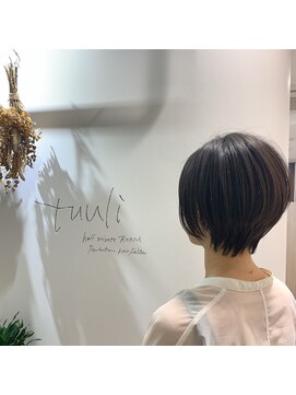 トゥーリ 浜町店 長崎(tuuli) 縮毛矯正×ショート
