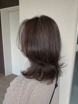 ロエ(loe)&nbsp;ブラウンベースにベージュのハイライトで秋っぽく♪