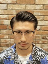 ヒロギンザバーバーショップ 丸の内店(HIRO GINZA BARBER SHOP)&nbsp;ロングトリム×七三×クラシック【東京駅/丸の内/バーバー】