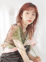 スリール バイ ミリー 江坂(Sourire by milly)&nbsp;【Sourire江坂】大人かわいいスモークピンク×美髪こなれミディ