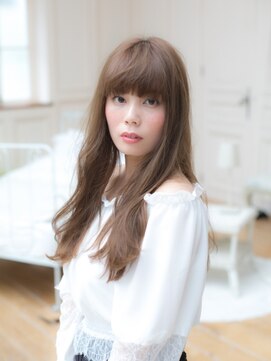 グリーンルーム(GREENROOM) 厚めバングゆるふわレディ/グリーンルーム 武蔵小杉 髪質改善