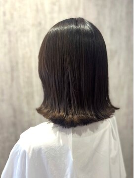 テトテ 門戸厄神店(tetote) ／艶ストレート／髪質改善／外ハネボブスタイル／