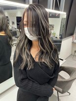 キング 梅田(K!ng)&nbsp;【梅田】ホワイトハイライトハイライトカラー髪質改善カラー