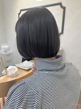 ロンドプランタン 恵比寿(Lond Printemps) 韓国風うるツヤ大人ボブ透明感グレージュ【中居】