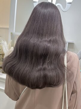 ハチ(HACHI) ただのブラウンじゃない!!パープルベージュブラウンティンセル