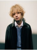 【メンズハイトーン/阿部達哉】ブリーチ/マッシュウルフ/メンズ