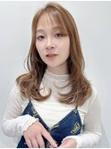 10代・20代・30代【大人可愛いレイヤーカット×ハニーベージュ】
