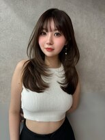 ロンドウル 熊本(Lond ulu) シアーカラーで魅力溢れる♪チョコブラウン×ワンカールレイヤー