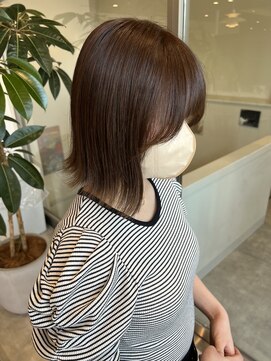 ビスポーク(BESPOKE) オリーブベージュ髪質改善カラー透明感