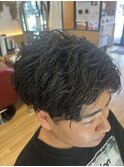 アップバングメンズマッシュ刈り上げツーブロックビジネス札幌