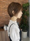 くびれ丸みショート