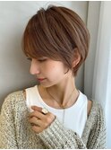 [Legit] 丸みショートヘア☆小顔前髪 白髪隠し 耳掛けショート