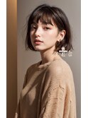 ヘルシーなシンプルボブ