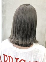 ラフヘアデザイン(Raf hair design)&nbsp;ミルクティーベージュダブルカラーインナーカラー韓国20代前髪