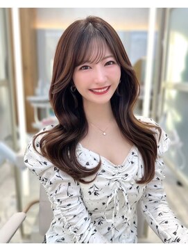 アフロートリノ(AFLOAT Leino) 2wayバング 韓国前髪 レイヤーカットくびれヘア 顔周り 銀座