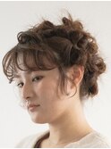 卒業式におすすめ◎個性派ふわふわアップ