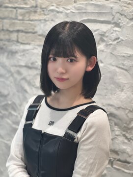 ラ ミューズ ヘアー(La mju：z hair) ほんのりオリーブ感が可愛い！！ボブレイヤー(a)