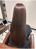アプリコットベージュ×髪質改善トリートメント