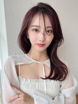 アフロート エル 大阪(AFLOAT L) 【30代40代】顔周りレイヤー/ワインレッド/バーガンディ