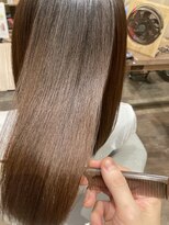 ユーリカ リチェルコ 四天王寺前夕陽ケ丘店&nbsp;髪質改善カラー/ブラウンベージュ