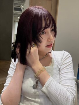 ノイ 銀座(noi) 顔周りレイヤーカットグレージュカラーくびれボブショートカット