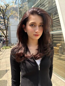 ニューヨークニューヨーク 梅田茶屋町店(NYNY) イルミナカラー　ウォームブラウン　バタフライレイヤー