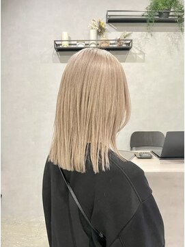 透明感ブロンドベージュ♪