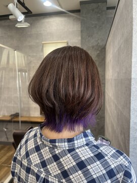 ウェルズグランデ 天理店(Well's GRANDE) 襟足インナーパープル