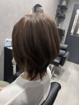 グレースドットエヌ(grace.N)の写真/髪のダメージを最小限に抑えた施術で艶感UP☆肌に優しい商材を使用しながら自分らしくお洒落を楽しめる♪