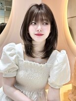 グローアイヴィ 大宮(GLROW IVY)&nbsp;♪ミディアム　レイヤー　ボブ　ハッシュ縮毛矯正　ブリーチなし