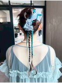 ロング韓国ヘアおくれ毛前髪カット_ba571812