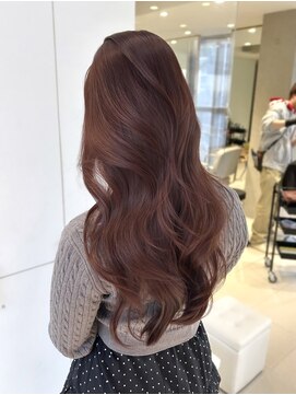 イヴ 原宿(I've) ピンクブラウン×レイヤーカット◎