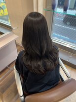 アクシス 栄店(`AXIS)&nbsp;森崎ミルクティーブロンド/ダークブルー/デジタルパーマ/栄