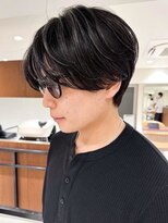 ゴカン バイ ジル ブラン 名古屋(Gokan by JIL BLAN) メンズパーマ曲がる縮毛矯正ハイライトショートカット20代30代40