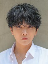 フィフス 大分(fifth)&nbsp;大分シャドウパーマメンズカットラウンドマッシュツーブロック