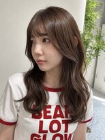 エイム(A-im)&nbsp;顔まわりレイヤー/ブリーチなし　ミルクティーブラウン