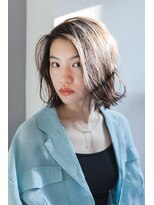 ロカバイツリー 横須賀(loca by tree) クラゲヘアー前髪なしボブラベンダーミルクティー