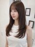 【汗にも湿度にも負けない◎】前髪カット＋前髪ストレート￥8,800