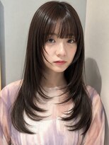 トリッカ シブヤ(TRICCA SHIBUYA) ロングレイヤー/顔まわりレイヤー/透明感カラー