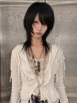 シティ オモテサンドウ(CITY omotesando)&nbsp;黒髪ハッシュウルフ×顔まわりレイヤー