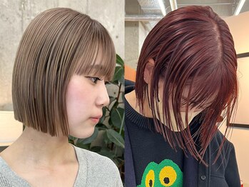 ノード(NODE)の写真/《*ブリーチカラーも◎*》全頭ブリーチからデザインカラーまで、幅広いバリエーションでご提案＊[栄]